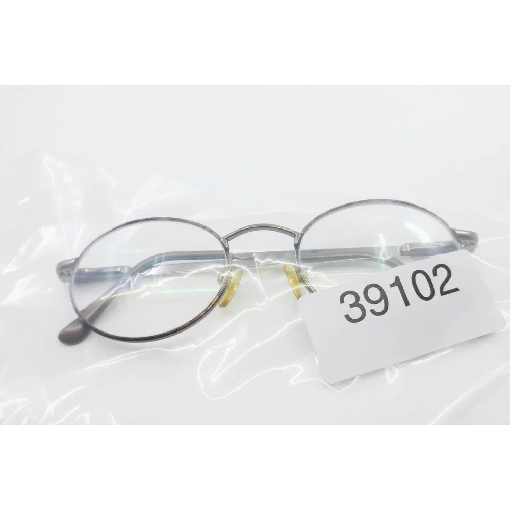 3M AOSafety DT-2 Eyeglasses Brown Marble Oval Metal Frames 50-20 140 Z87-2+